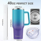 40oz Stainless Steel Double Vacuum Tumbler - Image 2