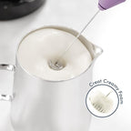 Powerful Milk Frother Handheld Foam Maker, Mini Whisk Drink Mixer - Image 2
