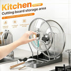 Kitchen Pot Lid Storage Rack - Image 4