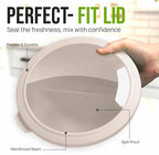 Zulay Kitchen 12 Piece Plastic Mixing Bowls - Image 4