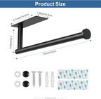 CUXIXA Paper Towel Holder Under Cabinet 2 Pack, Under Counter Paper Towel - Image 6