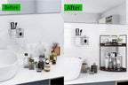 Dorhors 2-Tier Bathroom Counter Organizer, Vanity Counter Corner Shelf - Image 4