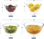 Cuiselect 4pc Glass Mixing Bowls - Image 5