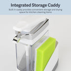Casabella Sink Sider Solo Soap Pump and Sponge Caddy - Image 4