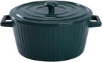 WHJY Green Colorful Ceramic Casserole Dish by WHJY
