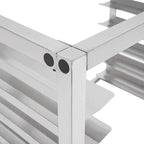 6 Tier Bun Pan Rack, Aluminum Bakery Rack - Image 5