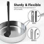 ChefAide 4 Pieces Silicone Spatula Set, Food Grade Rubber Spatula, Upgrade - Image 3