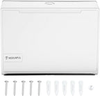 Paper Towel Dispenser for Home Bathroom: Modunful White ABS Multifold Paper - Image 6