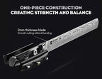 WIZEKA 12 Inch Damascus Slicing Knife - Image 4