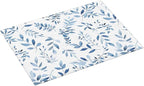 Blue Flower Dish Drying Mat For Kitchen Counter Absorbent Large Kitchen Fast - Image 2