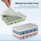 Silicone Ice Cube Tray 3 Pack, HANCELANT Ice Cube Mold, Ice Trays - Image 5