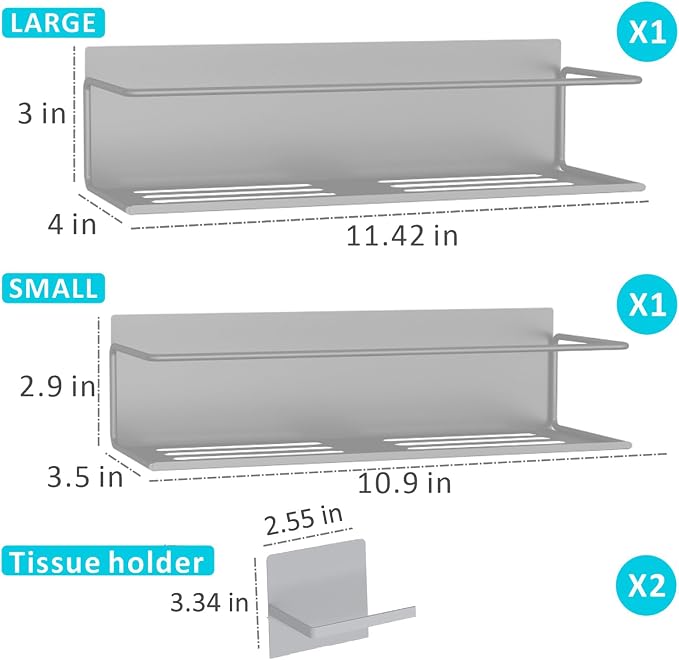 Magnetic Spice Rack For Refrigerator, Space Saving Magnetic Shelf For Fridge - Image 2