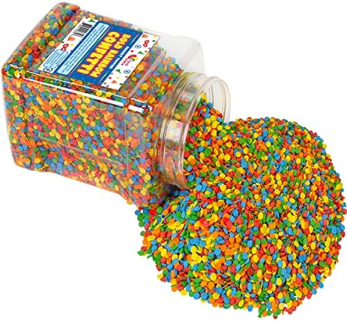Rainbow Confetti Sprinkles - 1.7 LB Bulk - Birthday Confetti - Carnival Sprinkles - Primary Colored Sprinkles - Edible Confetti - Confetti Toppings - Image 3