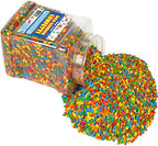 Rainbow Confetti Sprinkles - 1.7 LB Bulk - Birthday Confetti - Carnival Sprinkles - Primary Colored Sprinkles - Edible Confetti - Confetti Toppings - Image 3