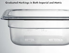 CURTA 6-Pack 1/6 Size 2.5" Deep NSF Polycarbonate Food Pans | Dishwasher & - Image 4