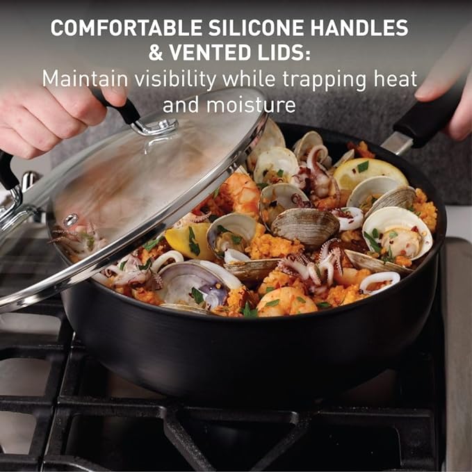 T-Fal Ultimate Hard Anodized Non Stick Jumbo Cooker - Image 5