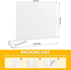 JOY DECOR 8 Pack Acrylic White Shelf Dividers - Image 2