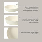 Martha Stewart Heathland 9.5 Inch Aluminum Cookware Non-Toxic Premium Ceramic - Image 4