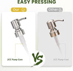 AmazerBath Soap Dispenser, 2 Pack Glass Soap Dispenser - Image 3
