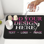 Custom Personalized Dish Drying Mat 18x24 Inch Customized Drying Mats - Image 6