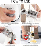Cambom Rotary Cheese Grater Hand Crank Cheese Shredder - Image 7