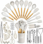 Kaluns 50 PCS Silicone Kitchen Utensils Set Complete Kitchen Set by Kaluns%C2%AE