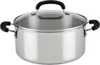 Farberware Brilliance Stainless Steel Dutch Oven/Casserole Pan by Farberware
