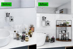 Dorhors 2-Tier Bathroom Counter Organizer, Vanity Counter Corner Shelf - Image 6