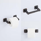 Bathroom Hardware Set 4 Pieces, Oil Rubbed Bronze Bathroom Accessories Set - Image 3