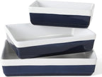 MARTHA STEWART 3-Piece Oven to Table Stoneware Bakeware Set – Baking Dish & by MarthaStewart