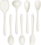 TeamFar Silicone Cooking Utensils Set, 7-Piece Heat Proof Kitchen Utensils Set by TeamFar