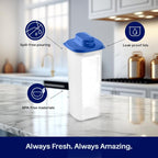 Tupperware Slim Line 2-Pitcher Set in Blue, Dishwasher Safe and BPA Free - Image 4