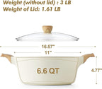 SENSARTE Ceramic Nonstick Stock Pot - Image 6