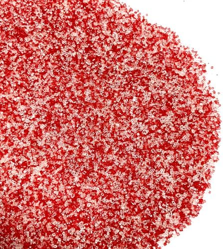 Edible Valentine Themed Sanding Sugar Sprinkles 142g/ 5.01oz Red White Sanding Sugar for Baking and Decorating Topping Cake Cookie Cupcake Topper Ice Cream Supplies - Image 4
