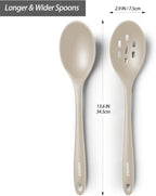 Silicone Slotted Spoons for Cooking - Image 2