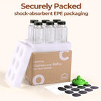 ComSaf Large Spice Jars, Empty Spice Containers and Square Spice Bottles - Image 8