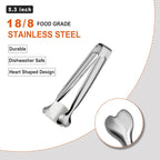 Serving Tongs, Anytrp 12-Packs Stainless Steel Sugar Tong, 5.3inch Small Tongs - Image 3