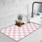 CooRug Checkered Dish Drying Mat by CooRug