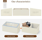 DIMJ Closet Storage Bins, 6 Pack Storage Baskets - Image 3