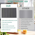 Stone Dish Drying Mat for Kitchen Counter, Absorbent Diatomaceous Earth Bath - Image 5