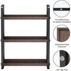 HNRLOY Bathroom Counter Organizer, Bathroom Countertop Organizer, Counter Shelf - Image 4