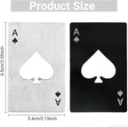 12PCS Poker Card Bottle Openers, Stainless Steel Credit Card Size Beer Bottle - Image 2