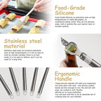 Kitchen Utensil Set-Silicone Cooking Utensils-33 Kitchen Gadgets & Spoons - Image 5