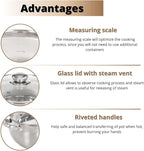 Daniks Classic 4 Quart Stainless Steel Stock Pot - Image 4