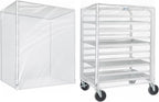 BIEAMA Bun Rack Cover – 10 Tier Commercial Bakers Racks Sheet Pan Rack Cover PVC by BIEAMA
