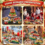 LemonRoad Mini Loaf Pan with Lids and Spoons, Christmas Colors, 120 Sets - Image 6