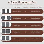 11-Piece Nonstick Baking Pans Set - Image 6