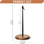 Wood Paper Towel Holder Countertop, Easy Tear Farmhouse Kitchen Towel Holder - Image 3