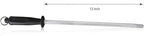 Professional Carbon Steel Black Knife Sharpening Steel - Image 2