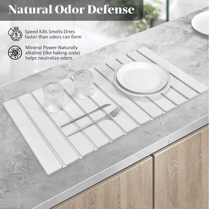 Extral Large Stone Dish Drying Mats - Image 3